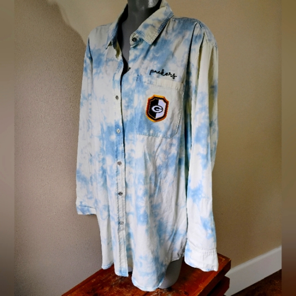 🆕 Green Bay Packers/Erin Andrews, NEW tye dye shirt, XL
